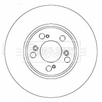 BORG & BECK Тормозной диск BBD4425